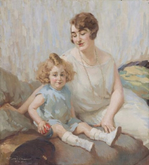 Mère à l'enfant